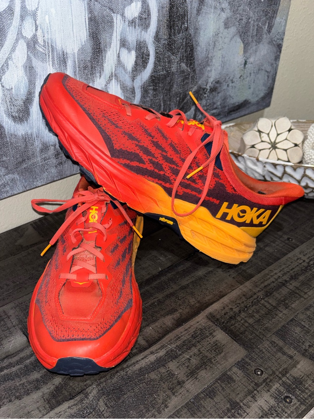 Hoka Speedgoat 5 trail running shoes MENS SZ 12